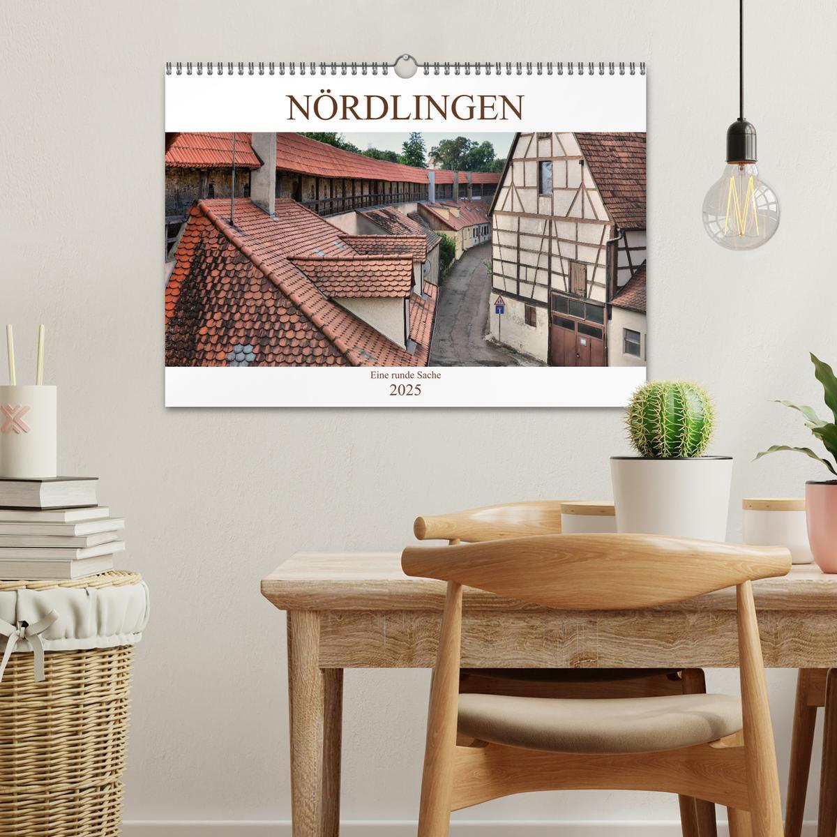 Bild: 9783435431410 | Nördlingen - Eine runde Sache (Wandkalender 2025 DIN A3 quer),...