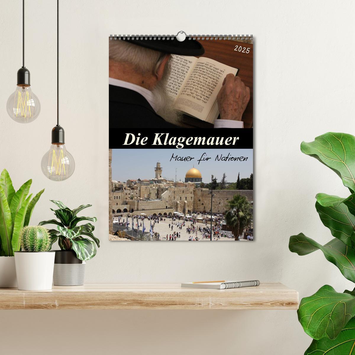 Bild: 9783457015124 | Die Klagemauer - Mauer für Nationen 2025 (Wandkalender 2025 DIN A3...