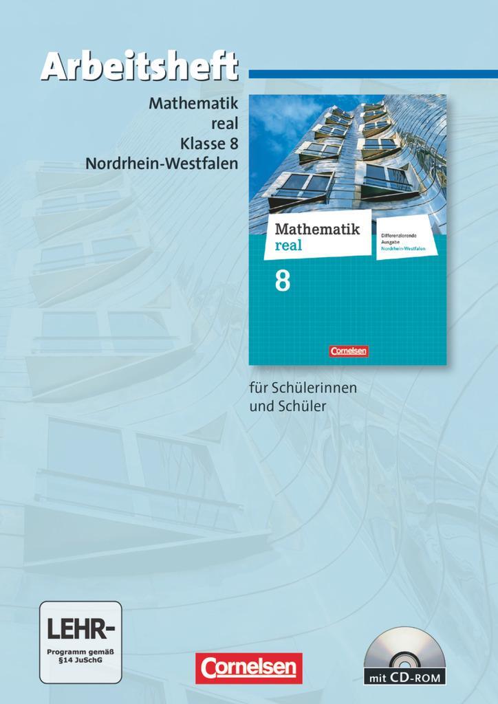 Cover: 9783060066988 | Mathematik real 8. Schuljahr. Arbeitsheft mit eingelegten Lösungen...