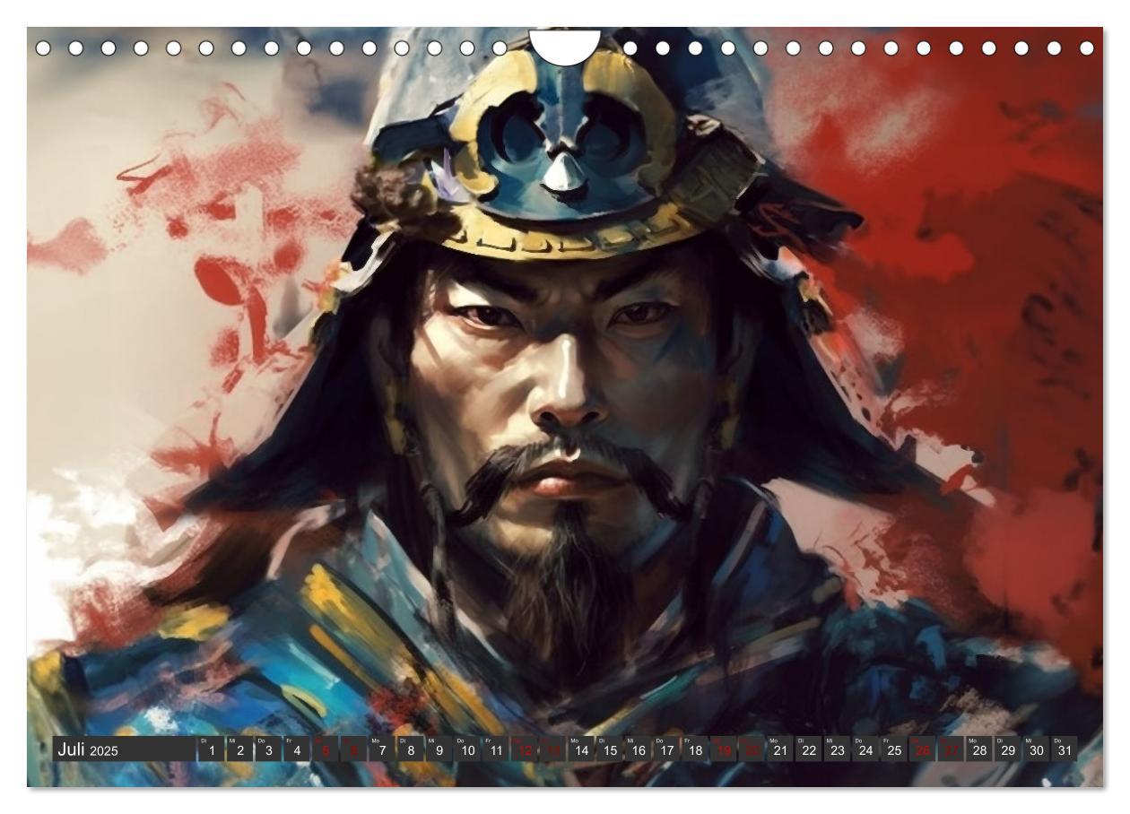 Bild: 9783383862625 | Samurai - ein Leben in Meditation (Wandkalender 2025 DIN A4 quer),...