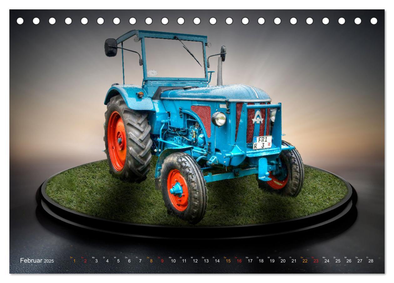 Bild: 9783435094806 | Traktor - Giganten (Tischkalender 2025 DIN A5 quer), CALVENDO...