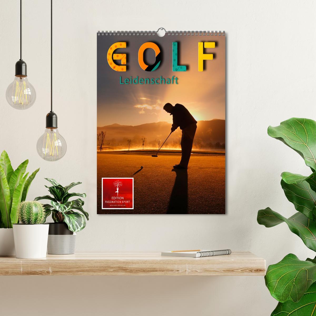 Bild: 9783435910977 | Golf Leidenschaft (Wandkalender 2025 DIN A3 hoch), CALVENDO...