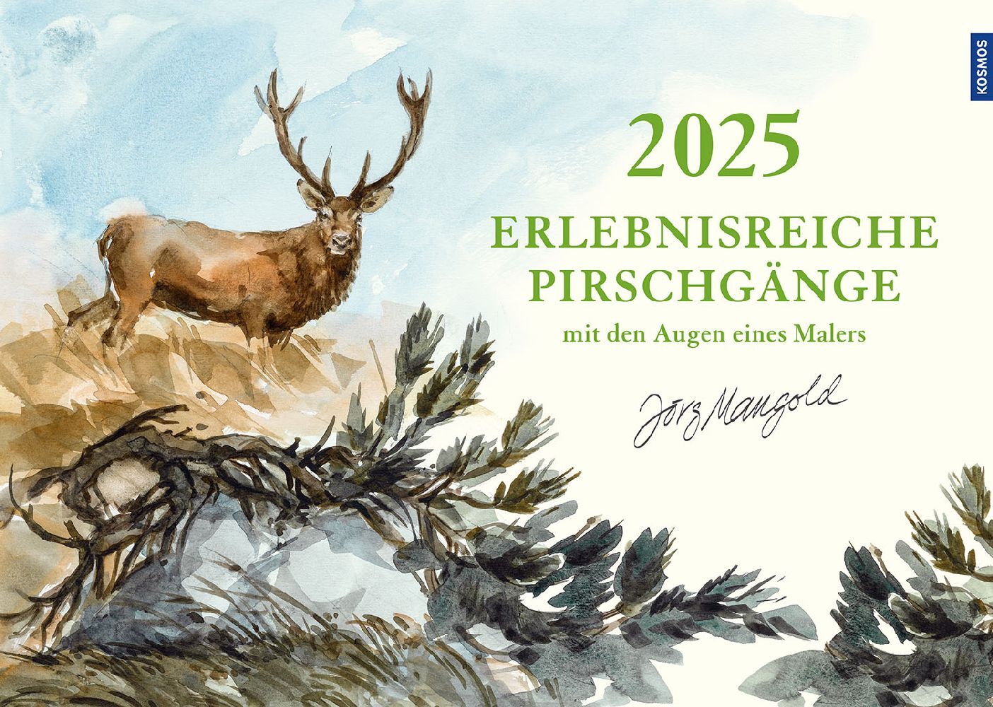 Cover: 9783440179703 | Wandkalender 2025 - Erlebnisreiche Pirschgänge mit den Augen eines...