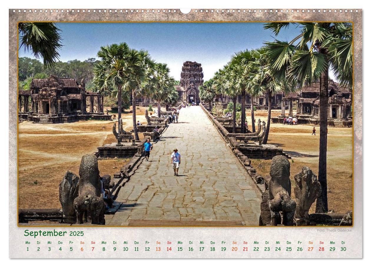 Bild: 9783435471119 | Kambodscha, Angkor Thom, Angkor Wat und Bayon (Wandkalender 2025...