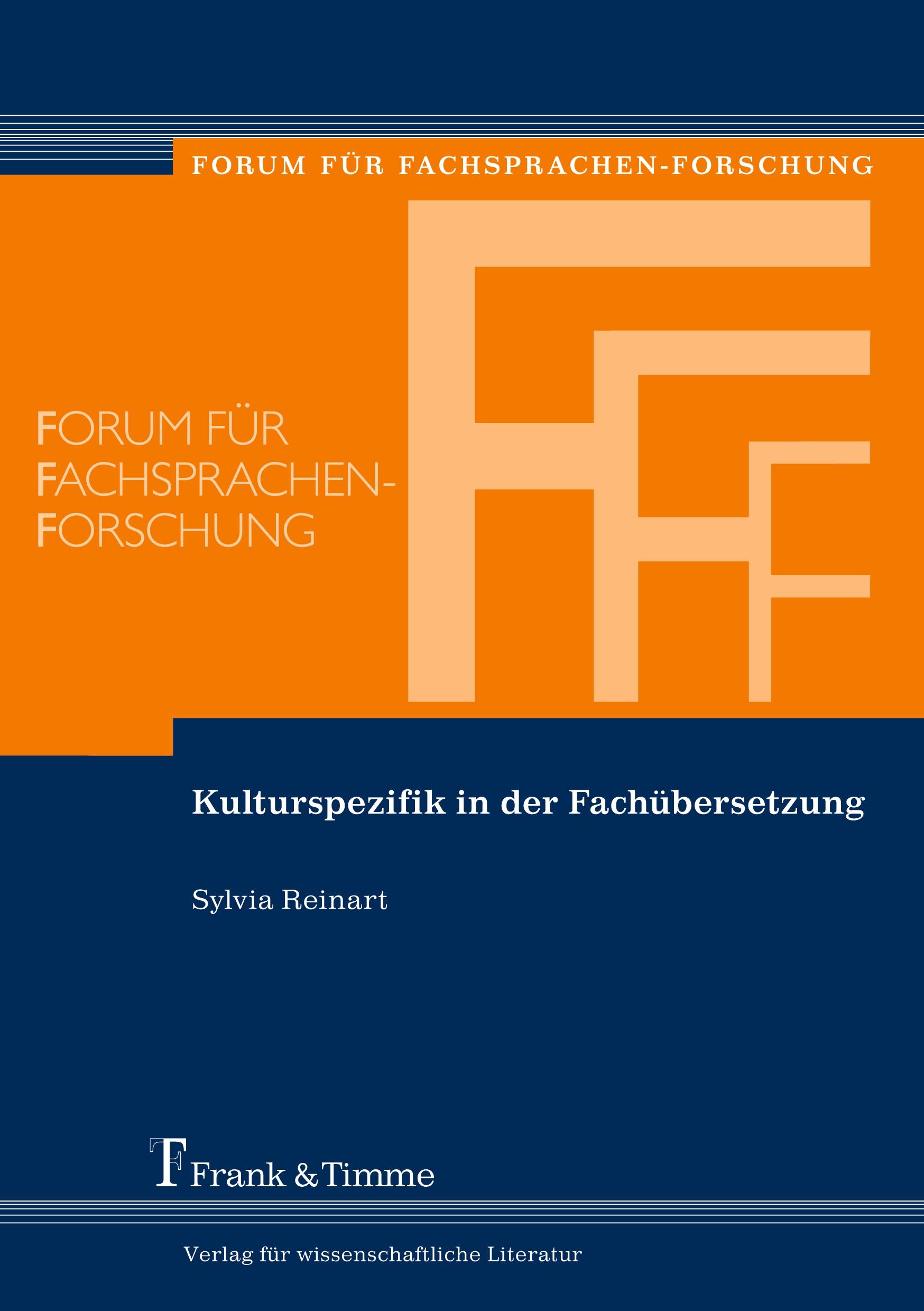 Cover: 9783865962355 | Kulturspezifik in der Fachübersetzung | Sylvia Reinart | Buch | 564 S.