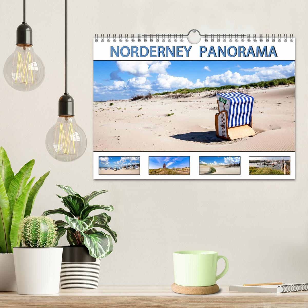 Bild: 9783435248025 | NORDERNEY PANORAMA (Wandkalender 2025 DIN A4 quer), CALVENDO...