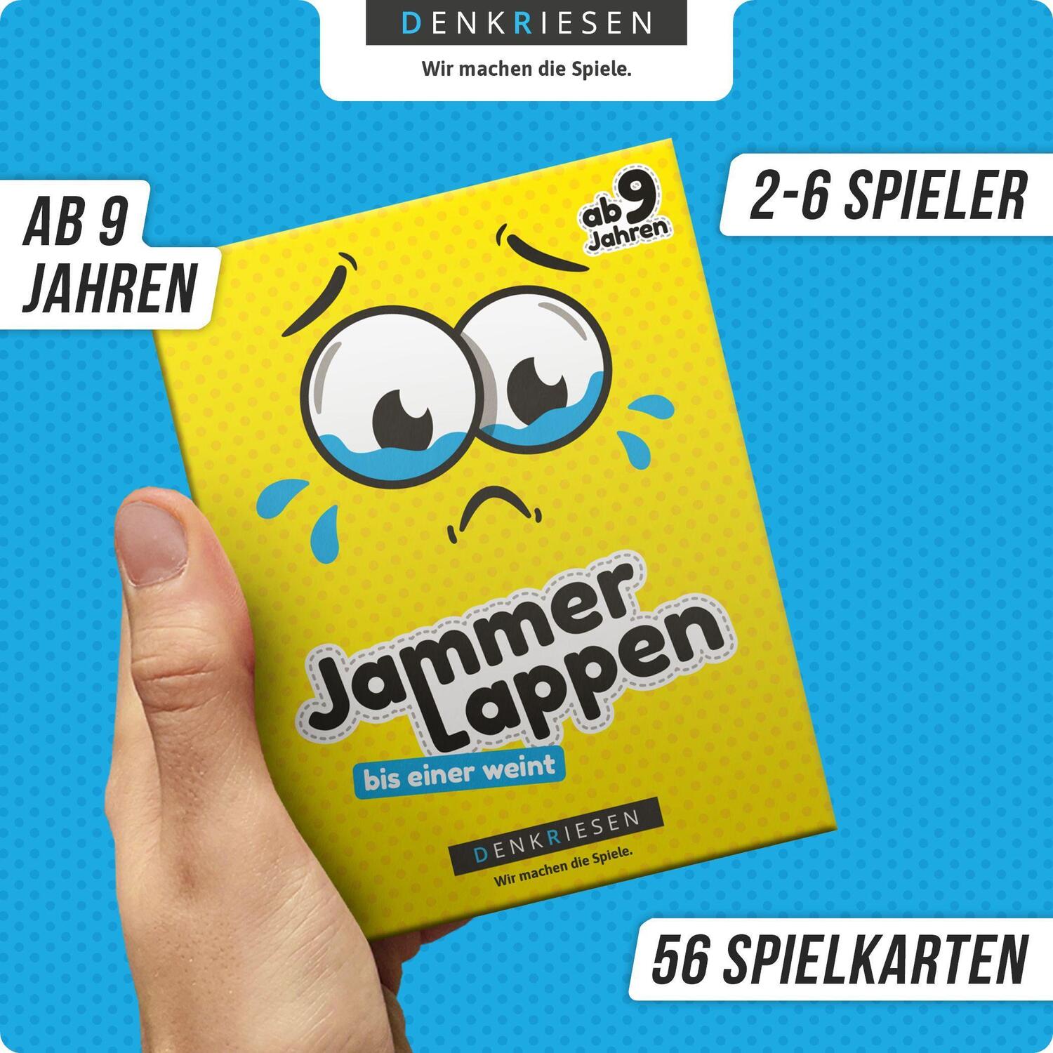 Bild: 4260528091102 | JAMMERLAPPEN® - Das dramatisch lustige Kartenspiel - "bis einer weint"