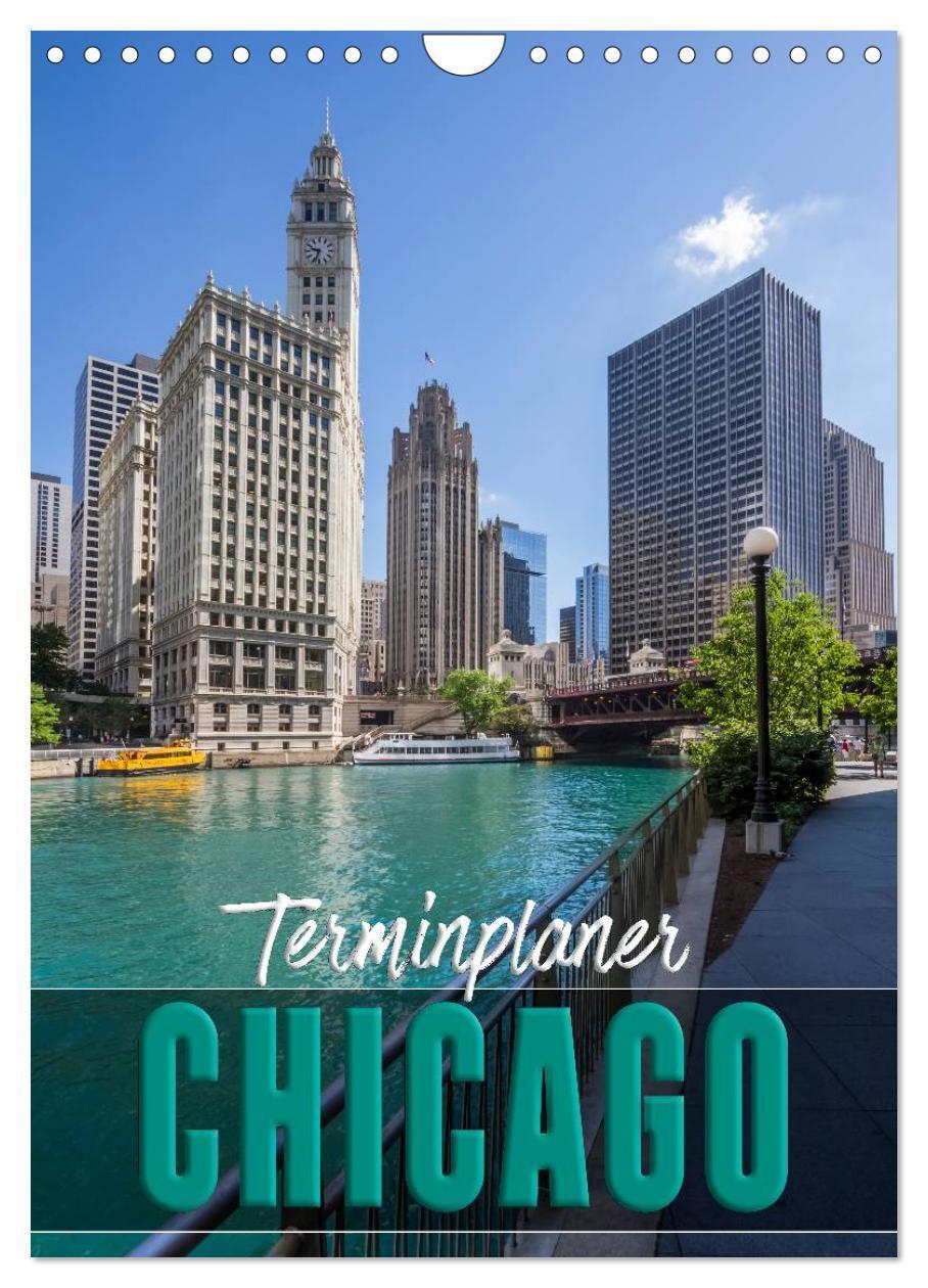 Cover: 9783457028001 | CHICAGO Terminplaner (Wandkalender 2025 DIN A4 hoch), CALVENDO...