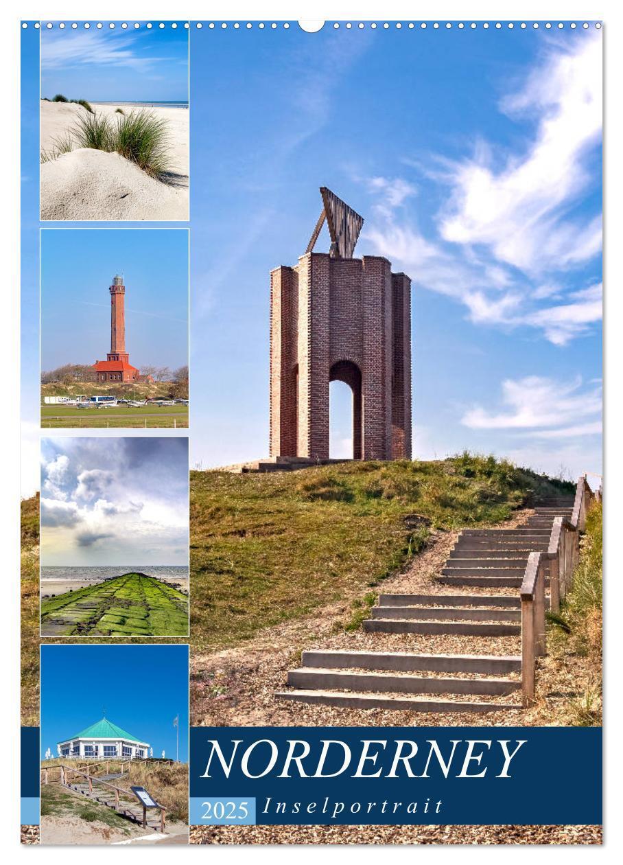 Cover: 9783435969470 | Norderney Inselportrait (Wandkalender 2025 DIN A2 hoch), CALVENDO...