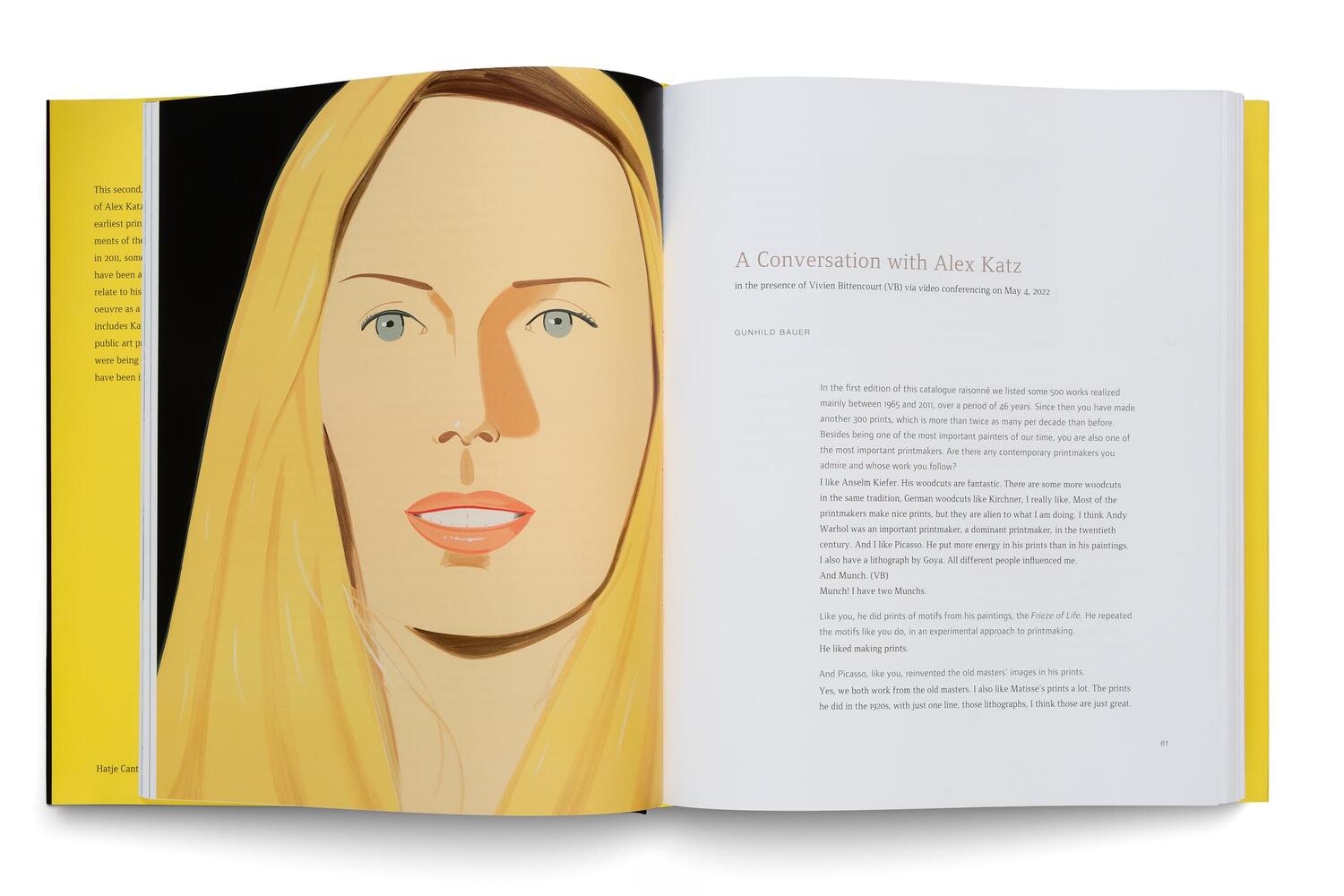 Bild: 9783775753944 | Alex Katz | Prints: Catalogue Raisonné, 1947-2022 | Schröder | Buch