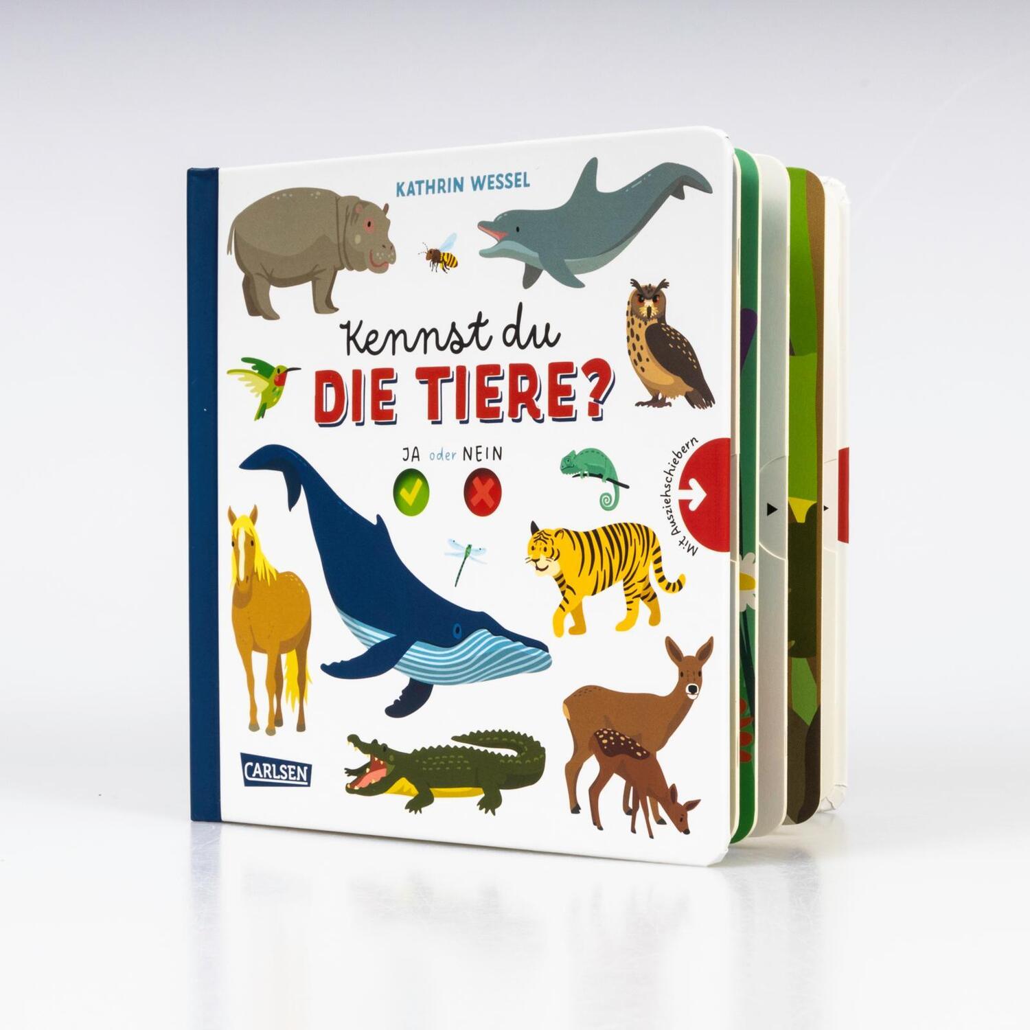 Bild: 9783551254481 | Kennst du die Tiere? | Kathrin Wessel | Buch | Mit Schiebern | 14 S.