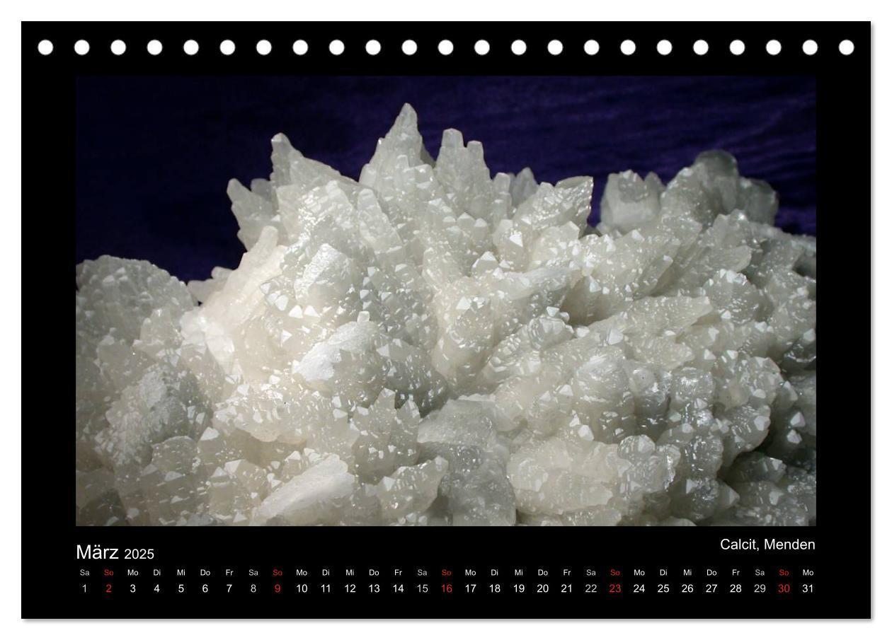 Bild: 9783435768042 | Mineralien aus dem Sauerland (Tischkalender 2025 DIN A5 quer),...