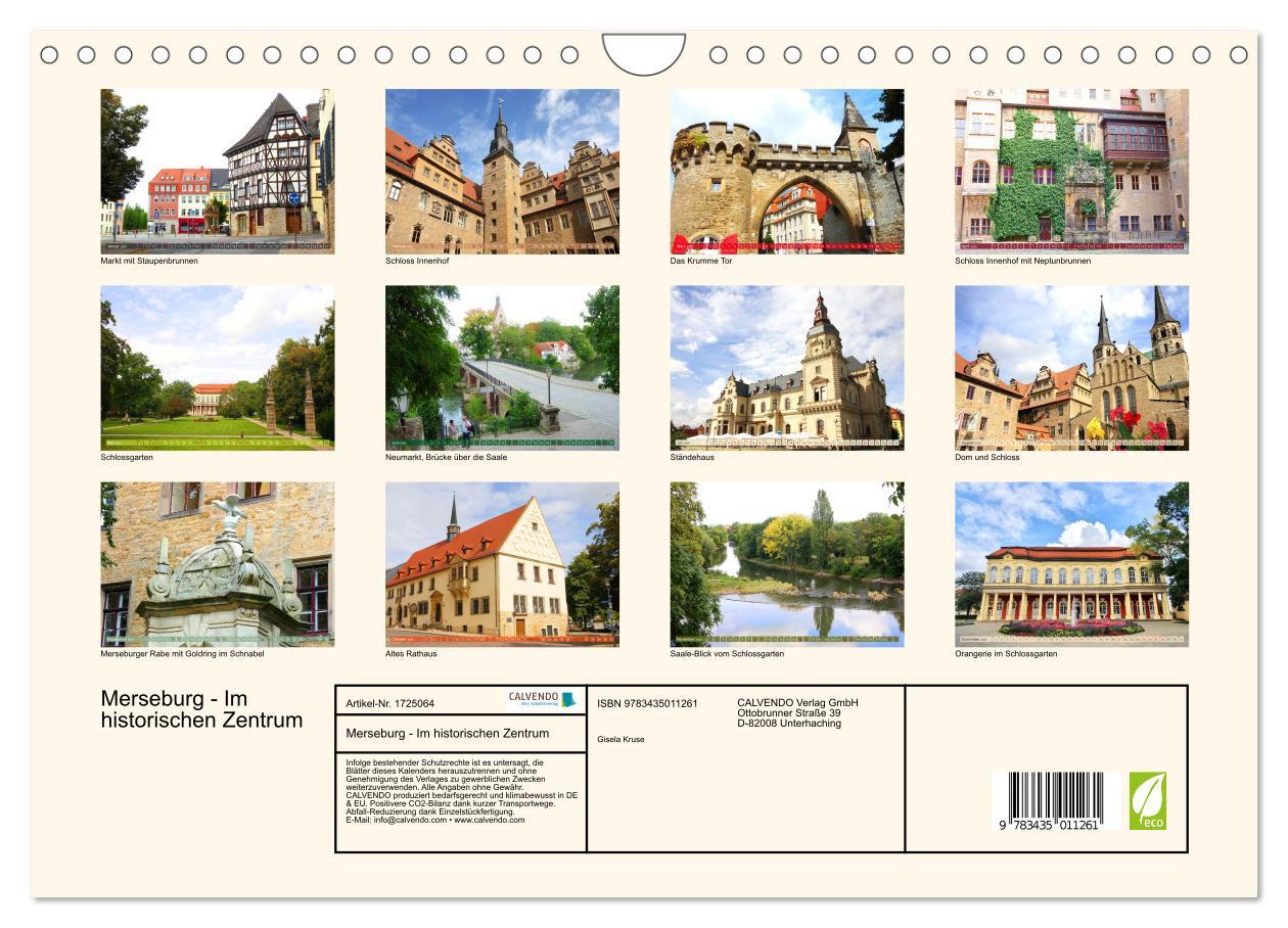 Bild: 9783435011261 | Merseburg - Im historischen Zentrum (Wandkalender 2025 DIN A4...