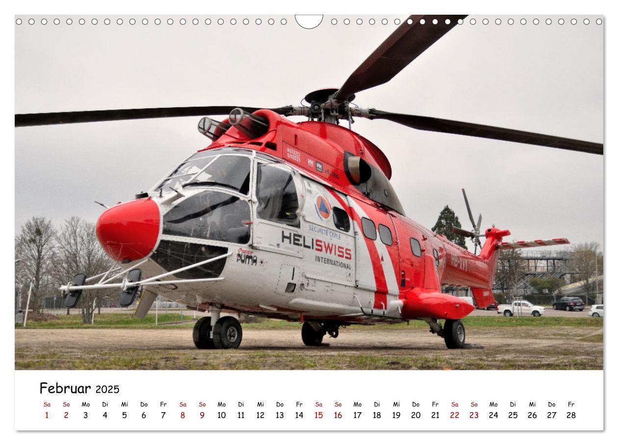 Bild: 9783457235560 | Die beeindruckende Welt der Hubschrauber (Wandkalender 2025 DIN A3...