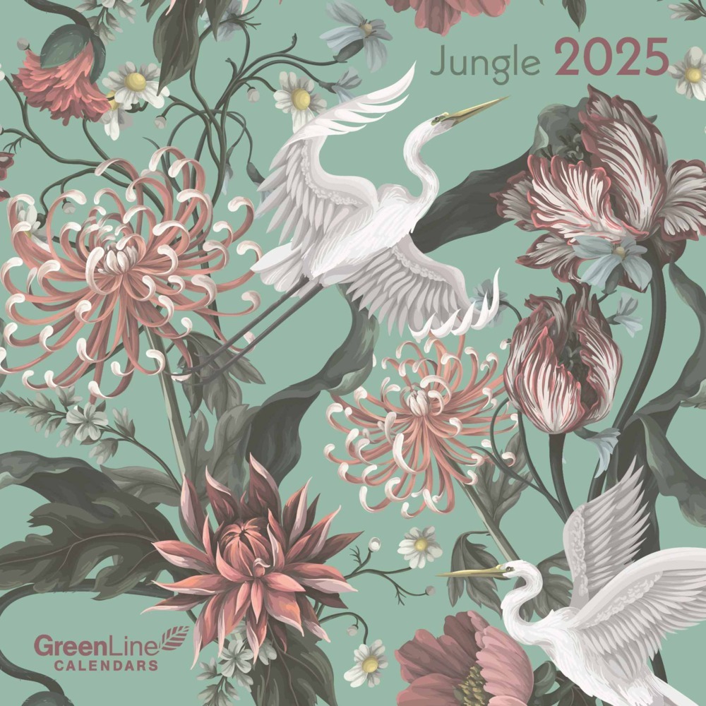 Cover: 4002725981752 | GreenLine - Jungle 2025 Broschürenkalender, 30x30cm, Wandkalender...