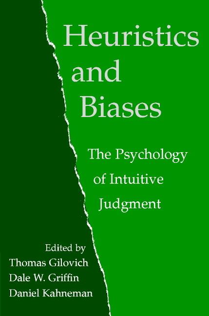 Cover: 9780521796798 | Heuristics and Biases | The Psychology of Intuitive Judgment | Buch