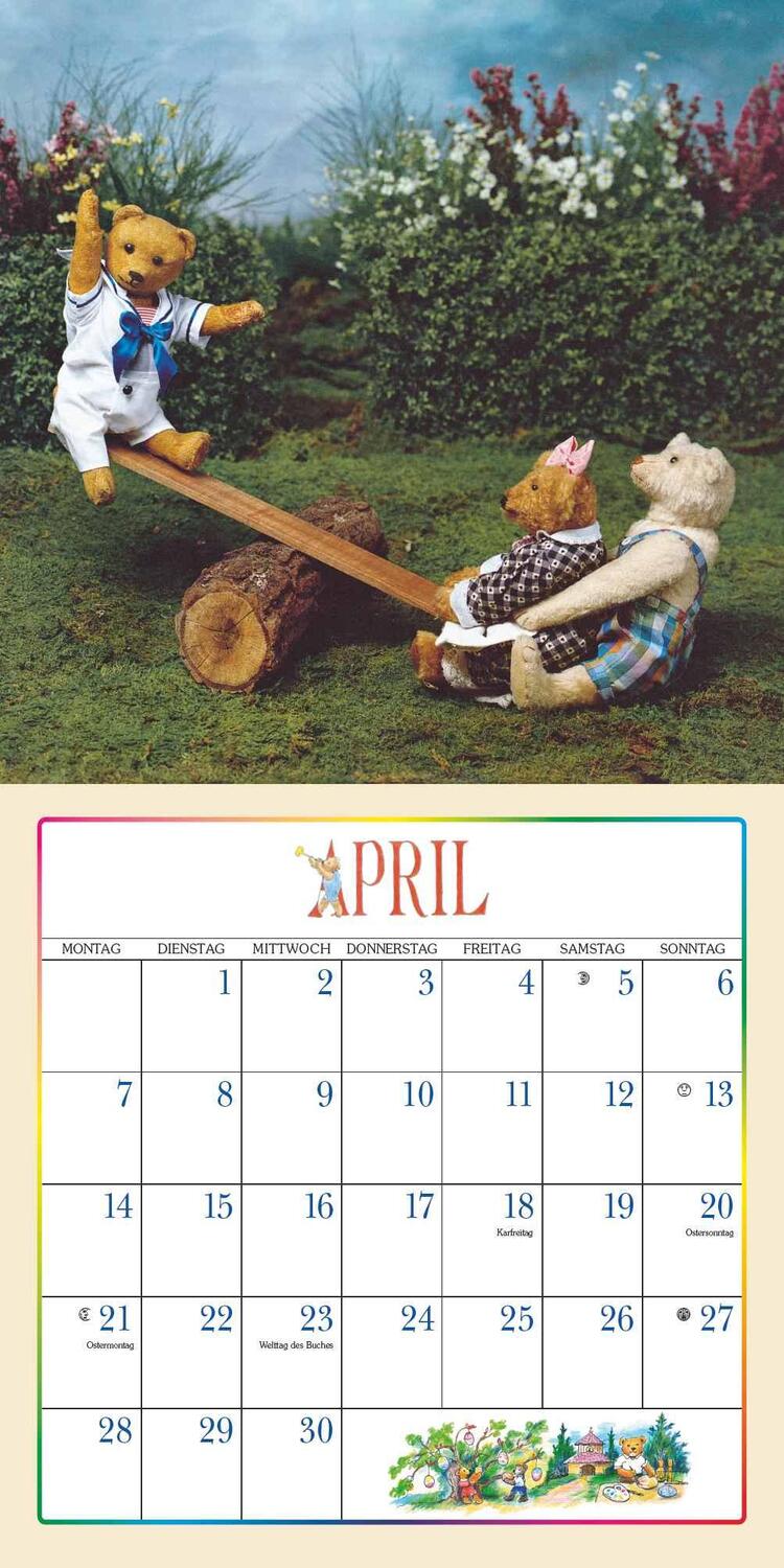 Bild: 4250809653266 | Der Teddybär 2025 - Broschürenkalender - Wandkalender - Format 30 x...