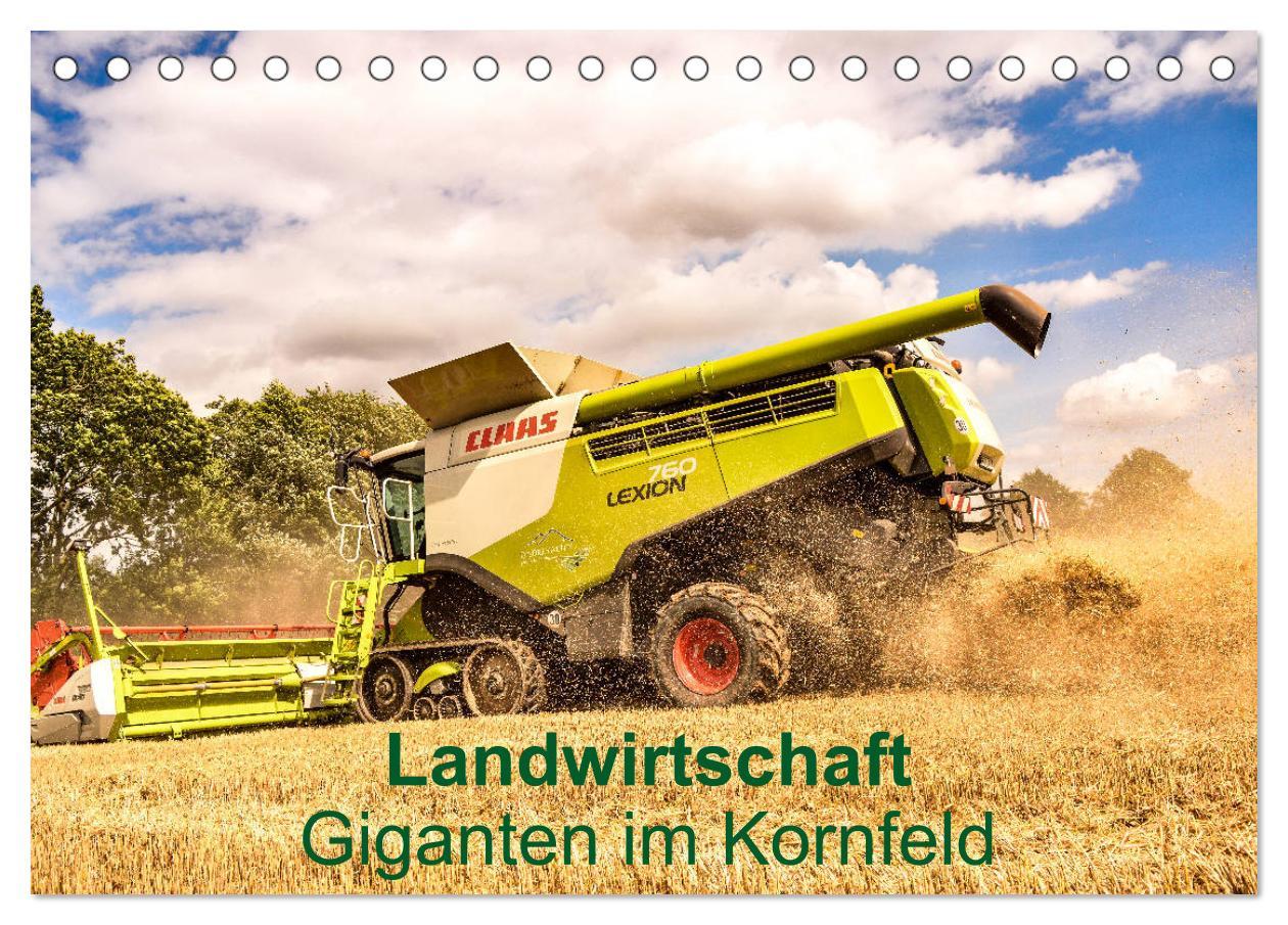 Cover: 9783435237265 | Landwirtschaft - Giganten im Kornfeld (Tischkalender 2025 DIN A5...