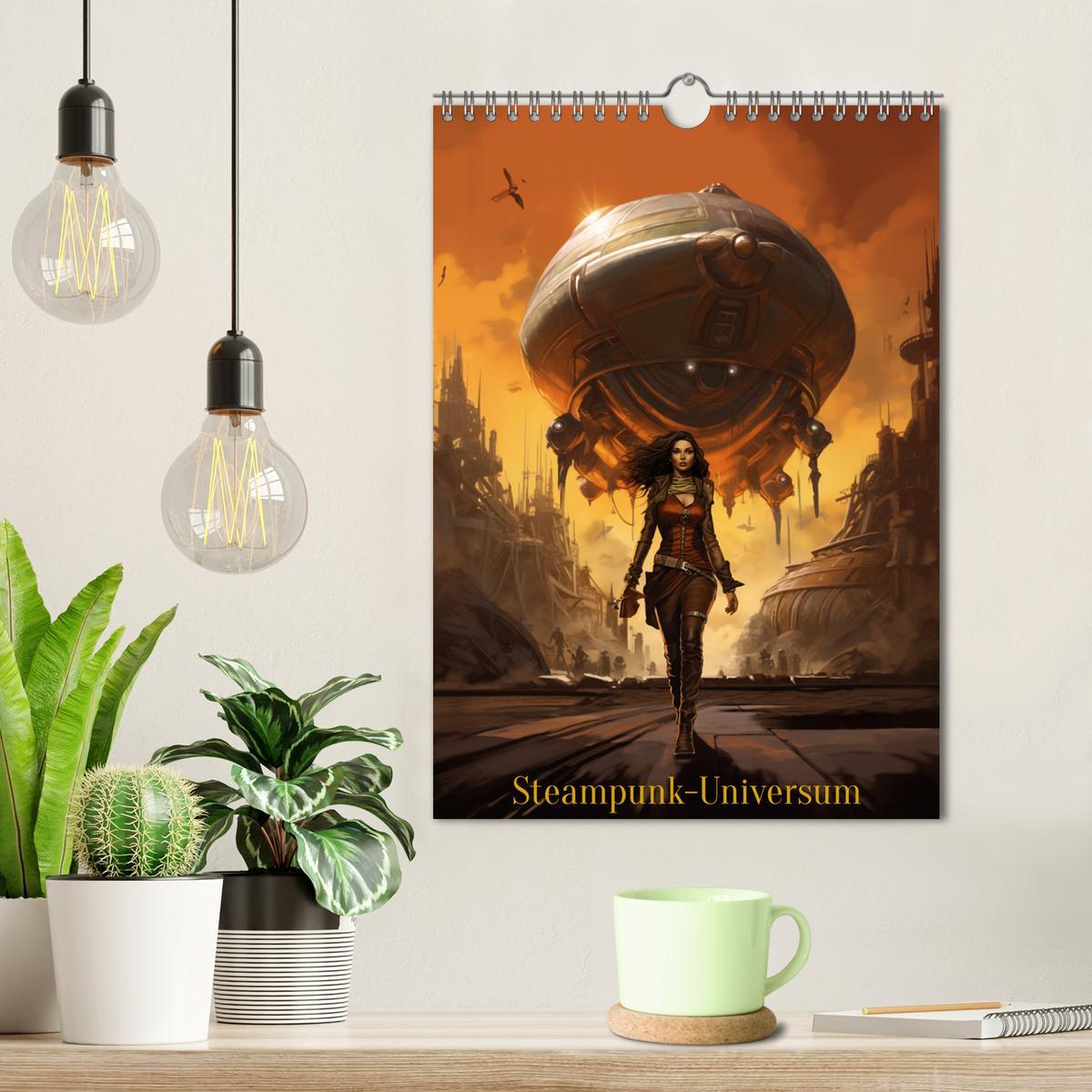 Bild: 9783435851317 | Steampunk-Universum (Wandkalender 2025 DIN A4 hoch), CALVENDO...