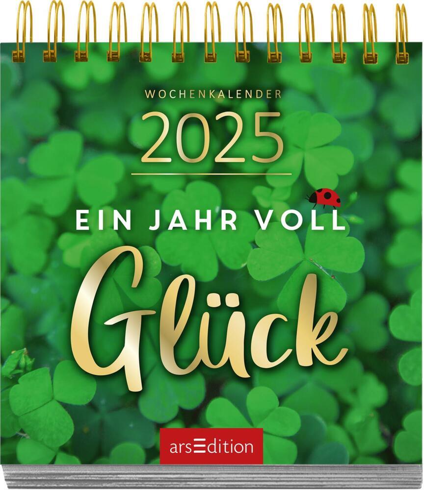 Bild: 4014489133070 | Mini-Wochenkalender Ein Jahr voll Glück 2025 | Kalender | 108 S.