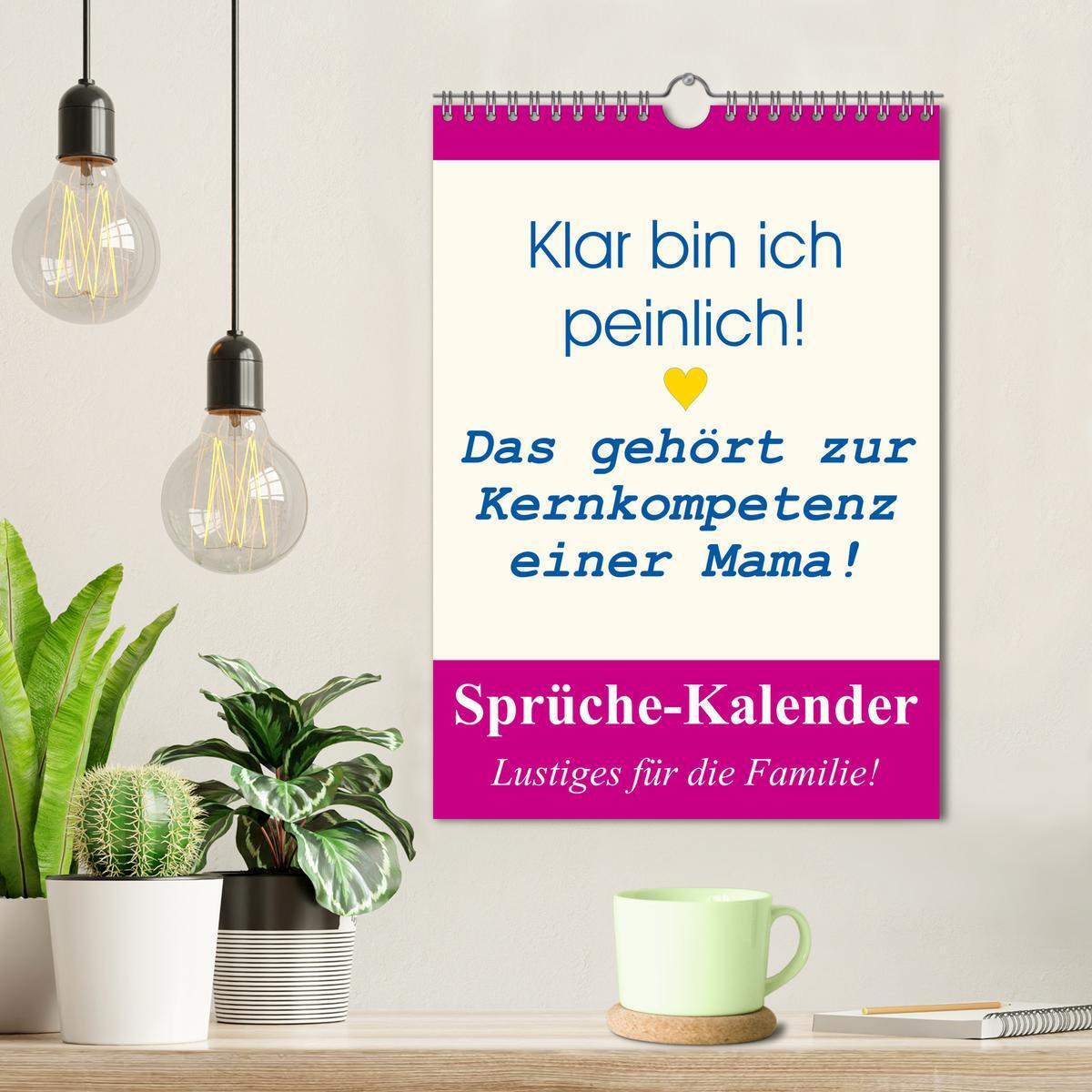 Bild: 9783435957453 | Sprüche-Kalender. Lustiges für die Familie! (Wandkalender 2025 DIN...