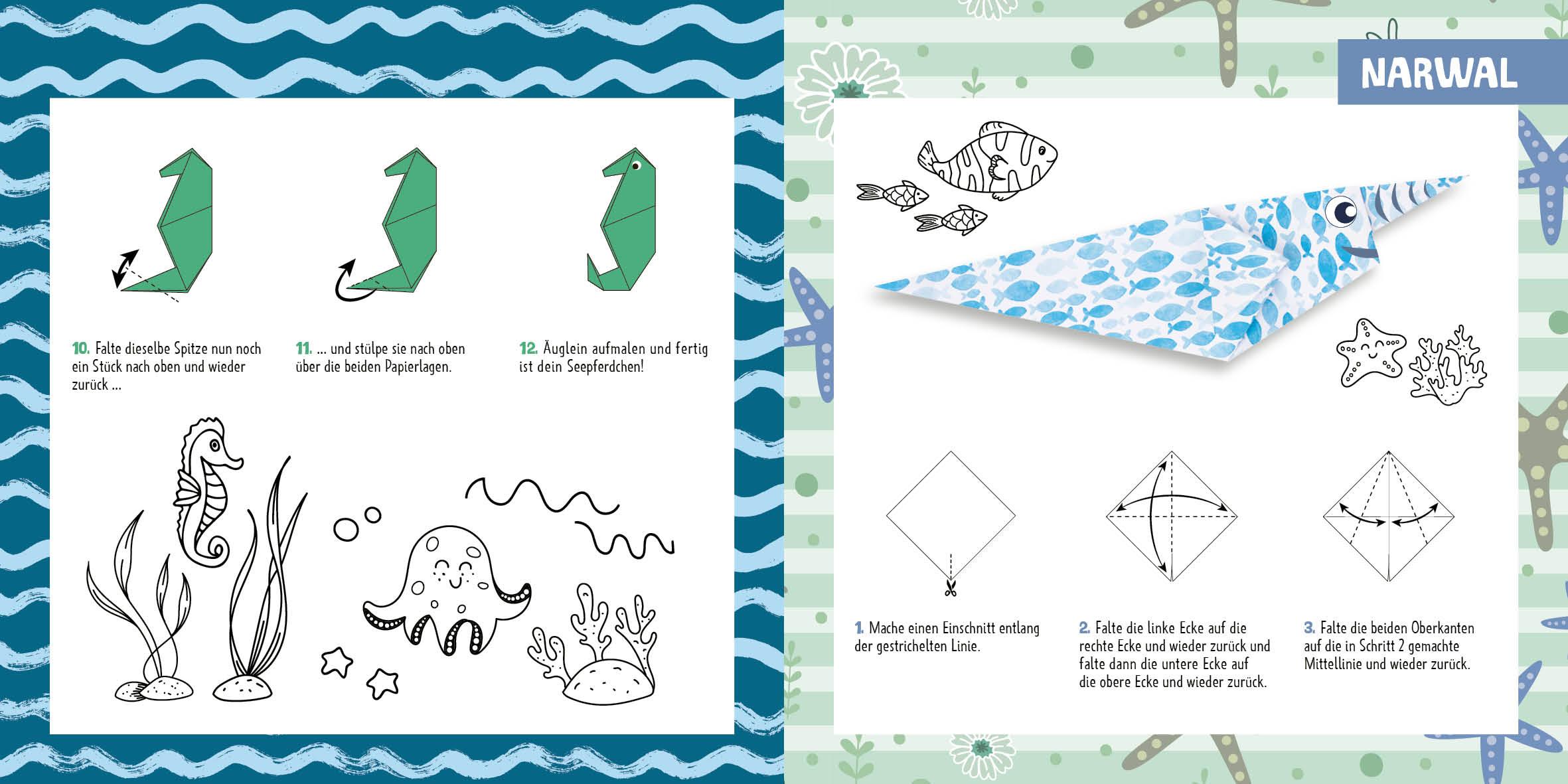 Bild: 9783745915846 | 88 x Origami Kids - Unter Wasser | Thade Precht | Taschenbuch | 208 S.