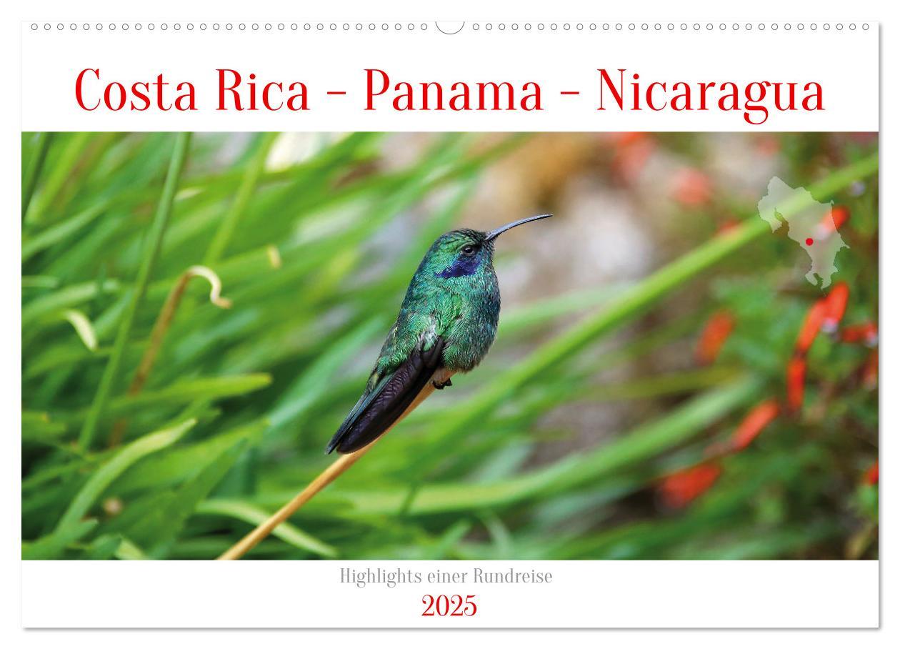 Cover: 9783435017430 | Costa Rica - Panama - Nicaragua (Wandkalender 2025 DIN A2 quer),...