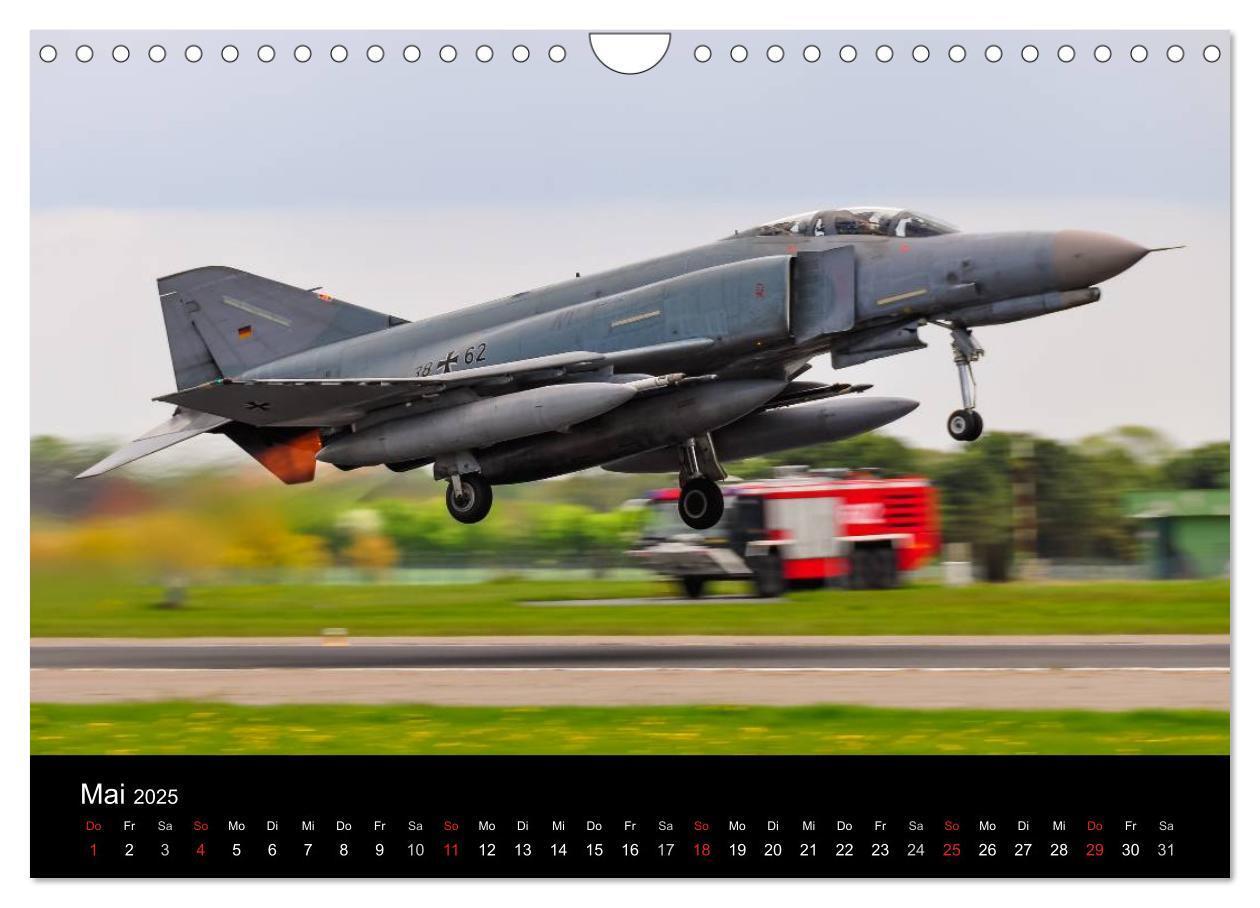 Bild: 9783435714544 | Phantoms bei der Luftwaffe (Wandkalender 2025 DIN A4 quer),...