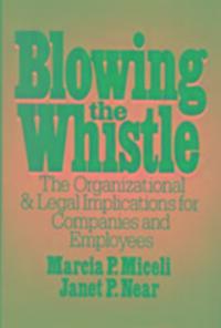 Cover: 9780669195996 | Blowing the Whistle | Marcia Miceli (u. a.) | Buch | Gebunden | 1998