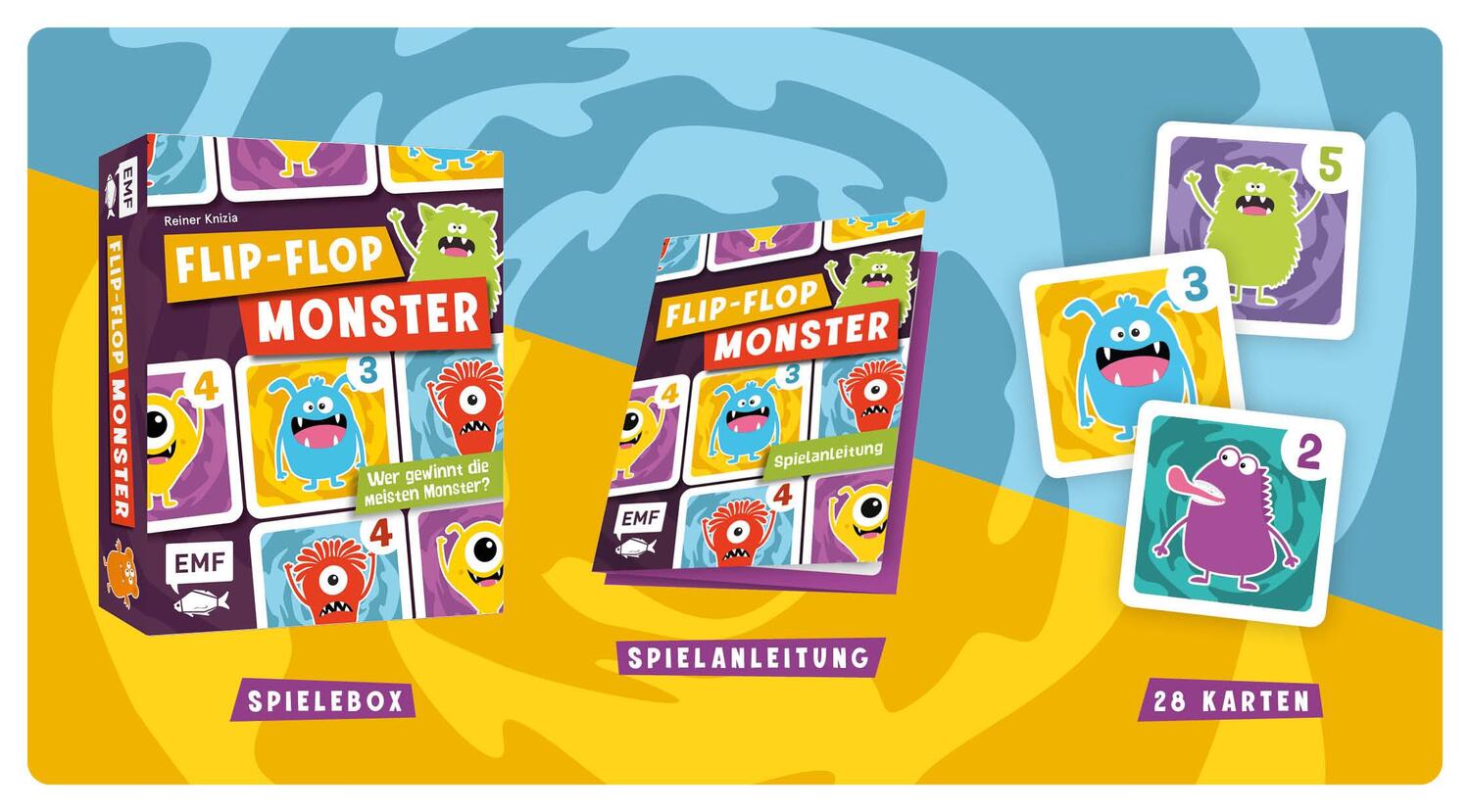 Bild: 4260478342774 | Memo-Spiel: Flip-Flop Monster | Reiner Knizia | Spiel | 28 S. | 2024