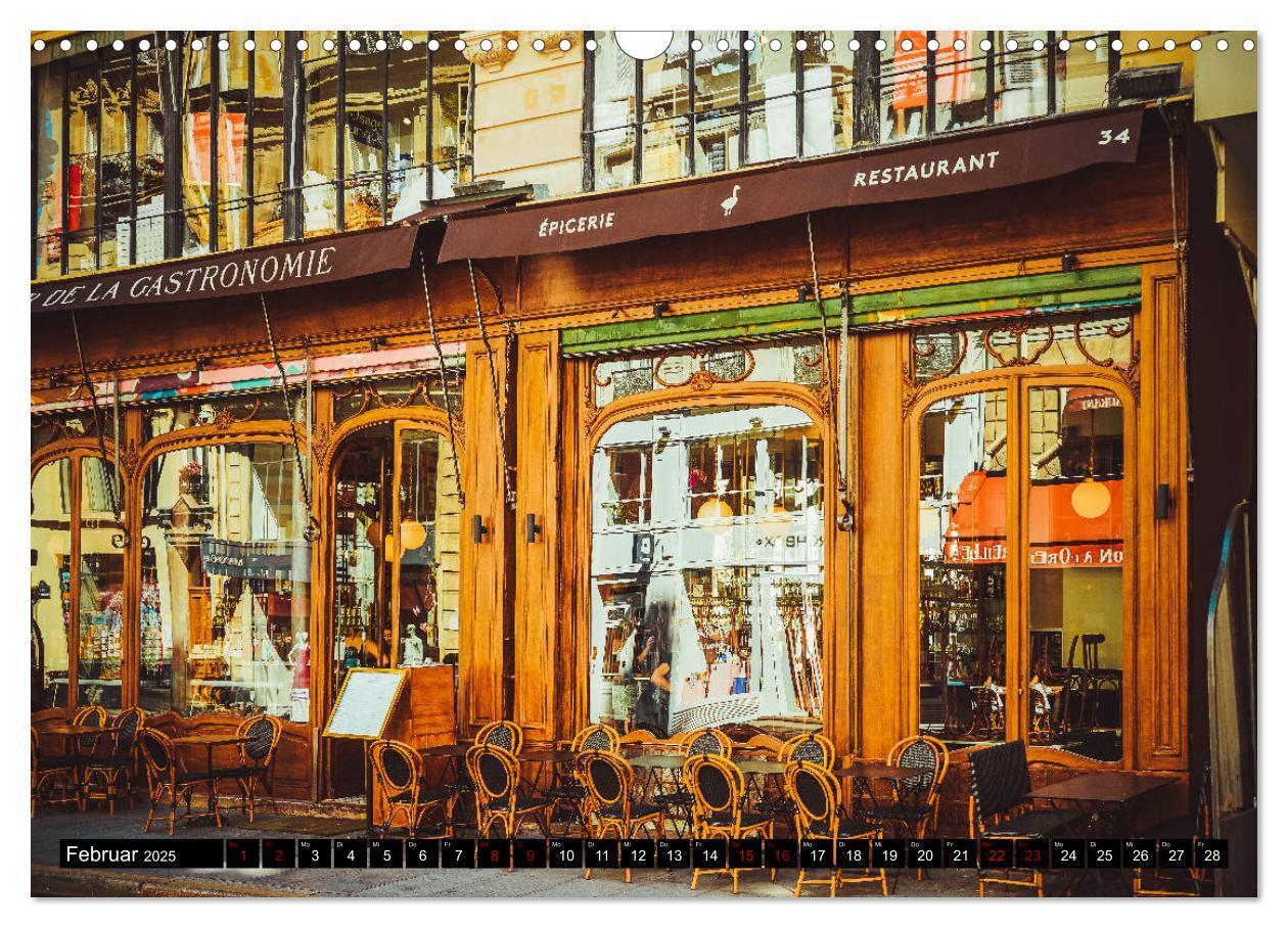 Bild: 9783435366309 | Paris Bistros (Wandkalender 2025 DIN A3 quer), CALVENDO Monatskalender