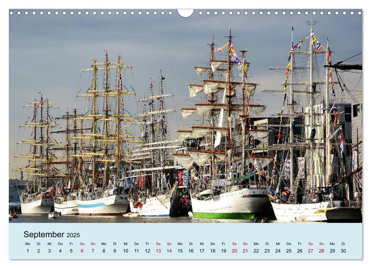 Bild: 9783435439270 | Parade der Windjammer - 2025 (Wandkalender 2025 DIN A3 quer),...