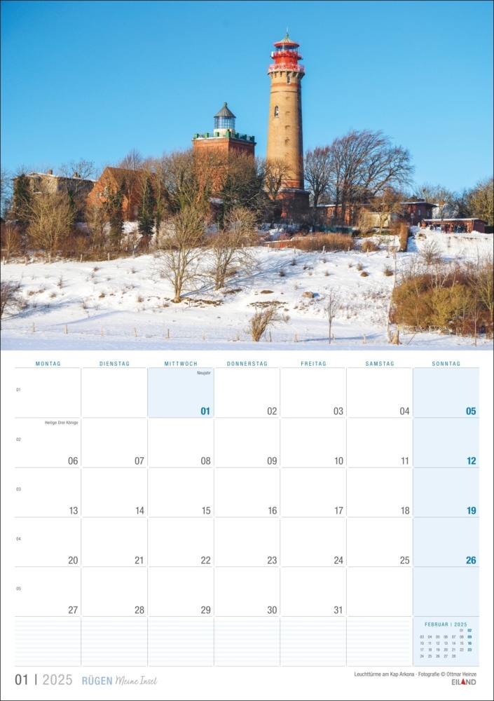 Bild: 9783964023483 | Rügen ...meine Insel Kalender 2025 | Kalender | 13 S. | Deutsch | 2025