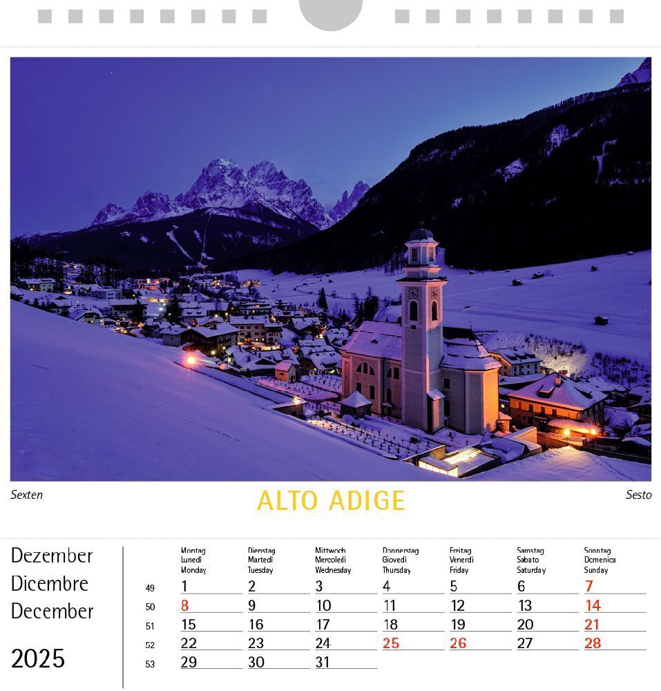 Bild: 9788887531657 | Südtirol 025, Postkartenkalender Querformat | Kalender | 2025