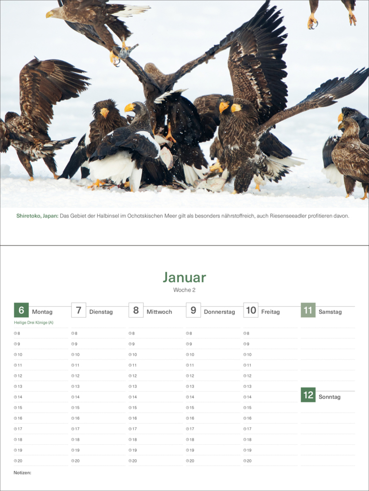 Bild: 9783965913714 | Das Naturerbe der Welt - KUNTH Tischkalender 2025 | Kalender | 54 S.