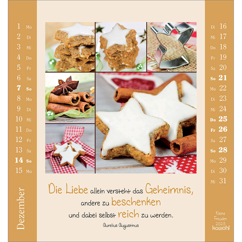 Bild: 9783754881453 | Kleine Freuden 2025 | Aufstell-Kalender mit Bildcollagen | Kalender