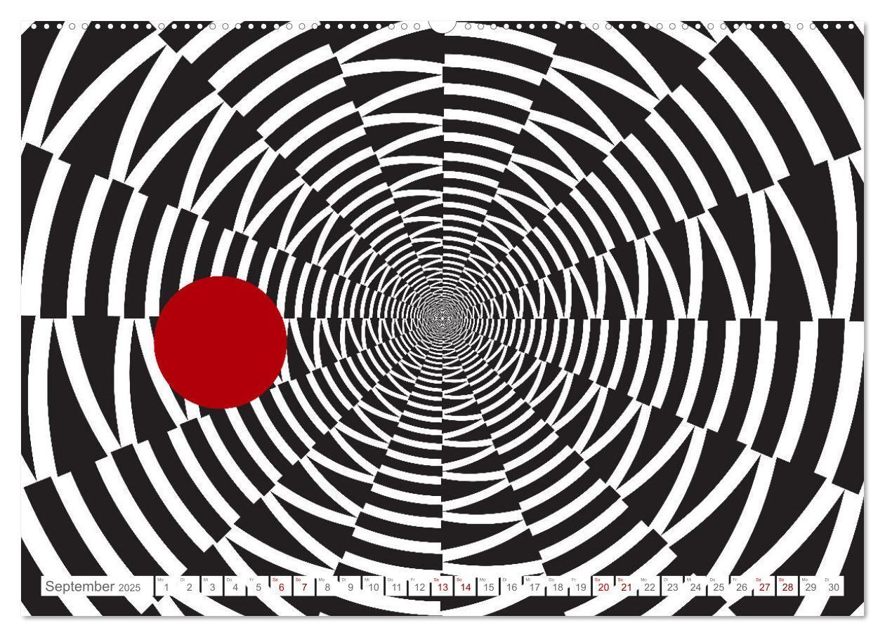 Bild: 9783435103096 | VISIONEN - optische Täuschungen (Wandkalender 2025 DIN A2 quer),...