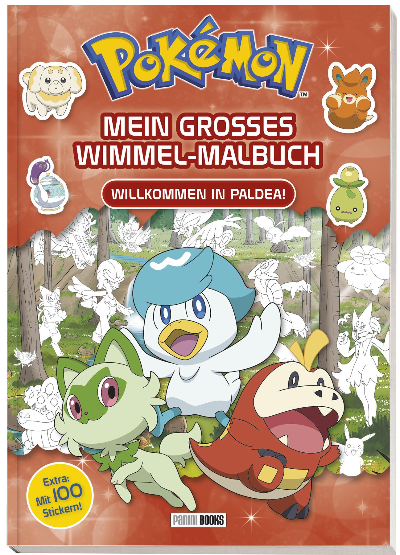 Cover: 9783833244438 | Pokémon: Mein großes Wimmel-Malbuch - Willkommen in Paldea! | 24 S.