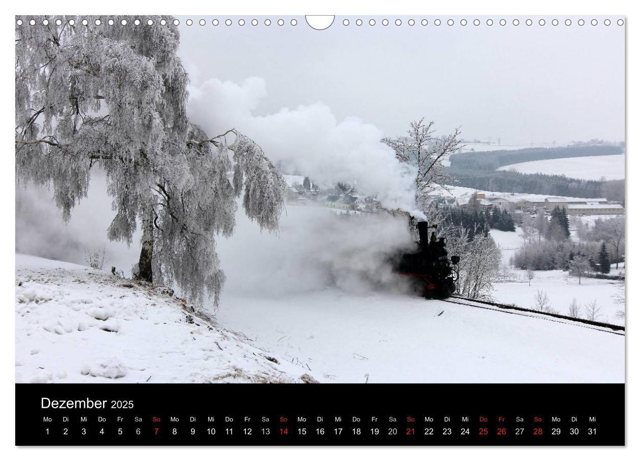 Bild: 9783435811649 | Dampfbahnromantik auf schmaler Spur (Wandkalender 2025 DIN A3...