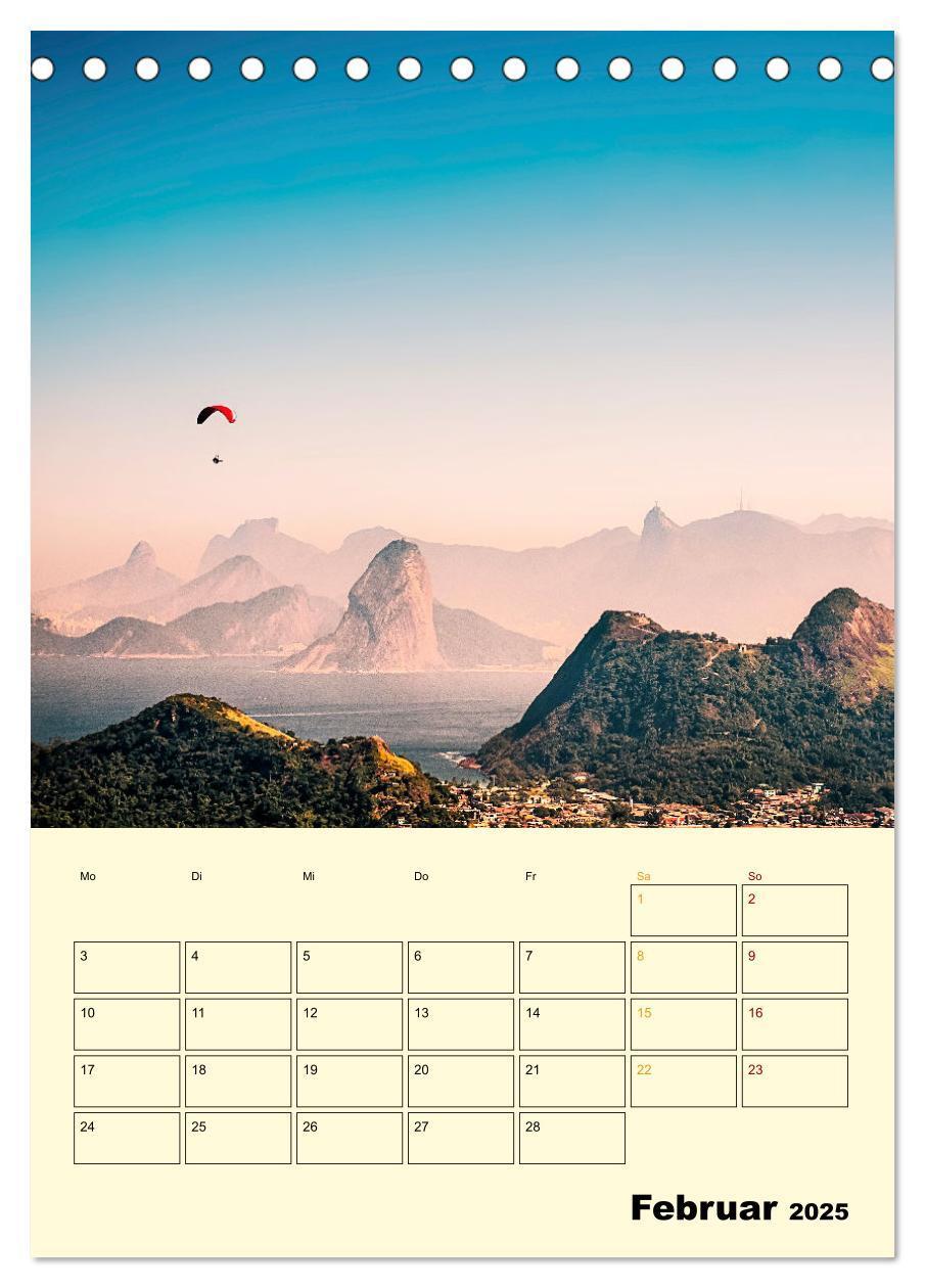 Bild: 9783435902965 | Paragliding - extrem aufregend (Tischkalender 2025 DIN A5 hoch),...