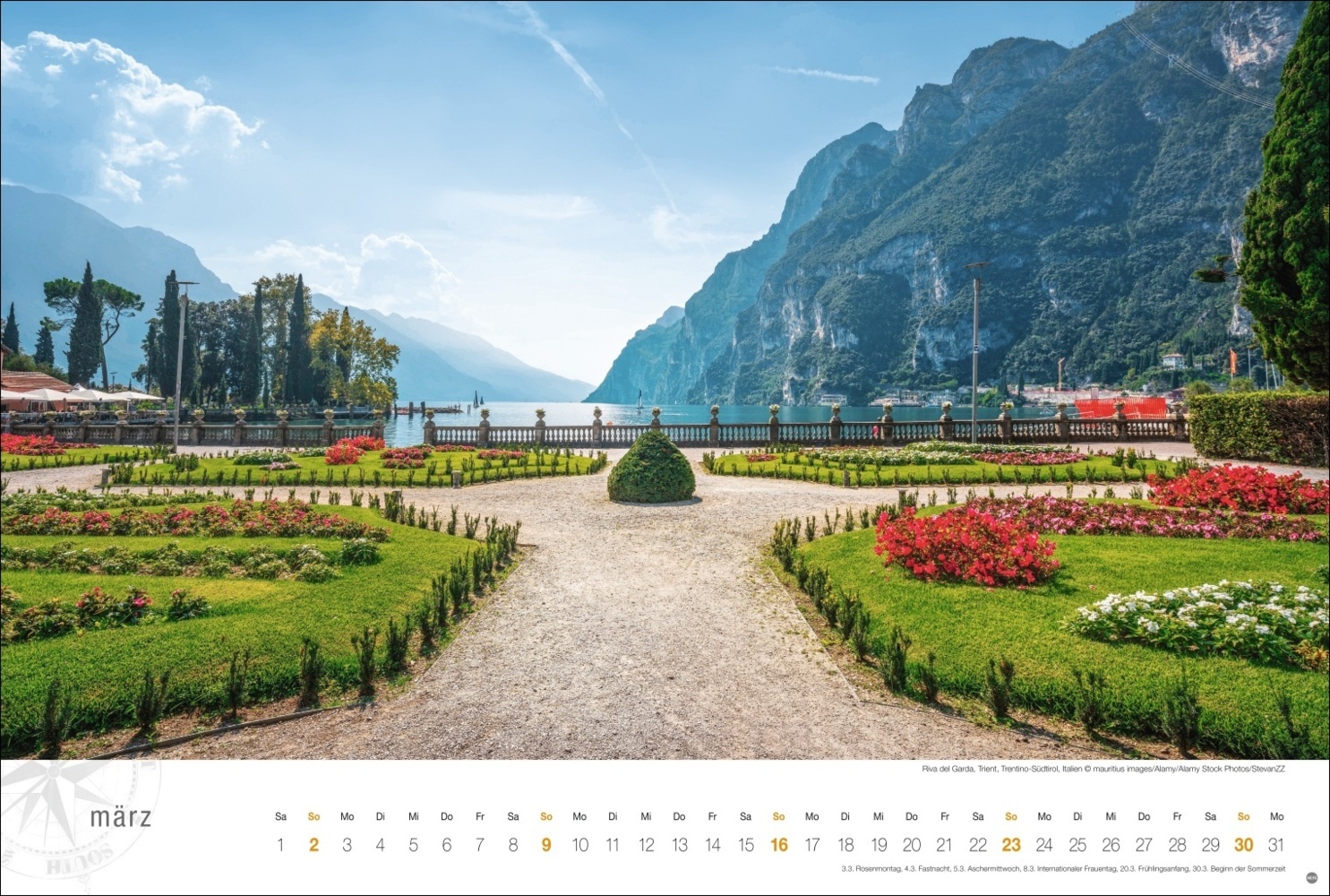 Bild: 9783756404896 | Gardasee Globetrotter Kalender 2025 - Von romantischen Buchten und...