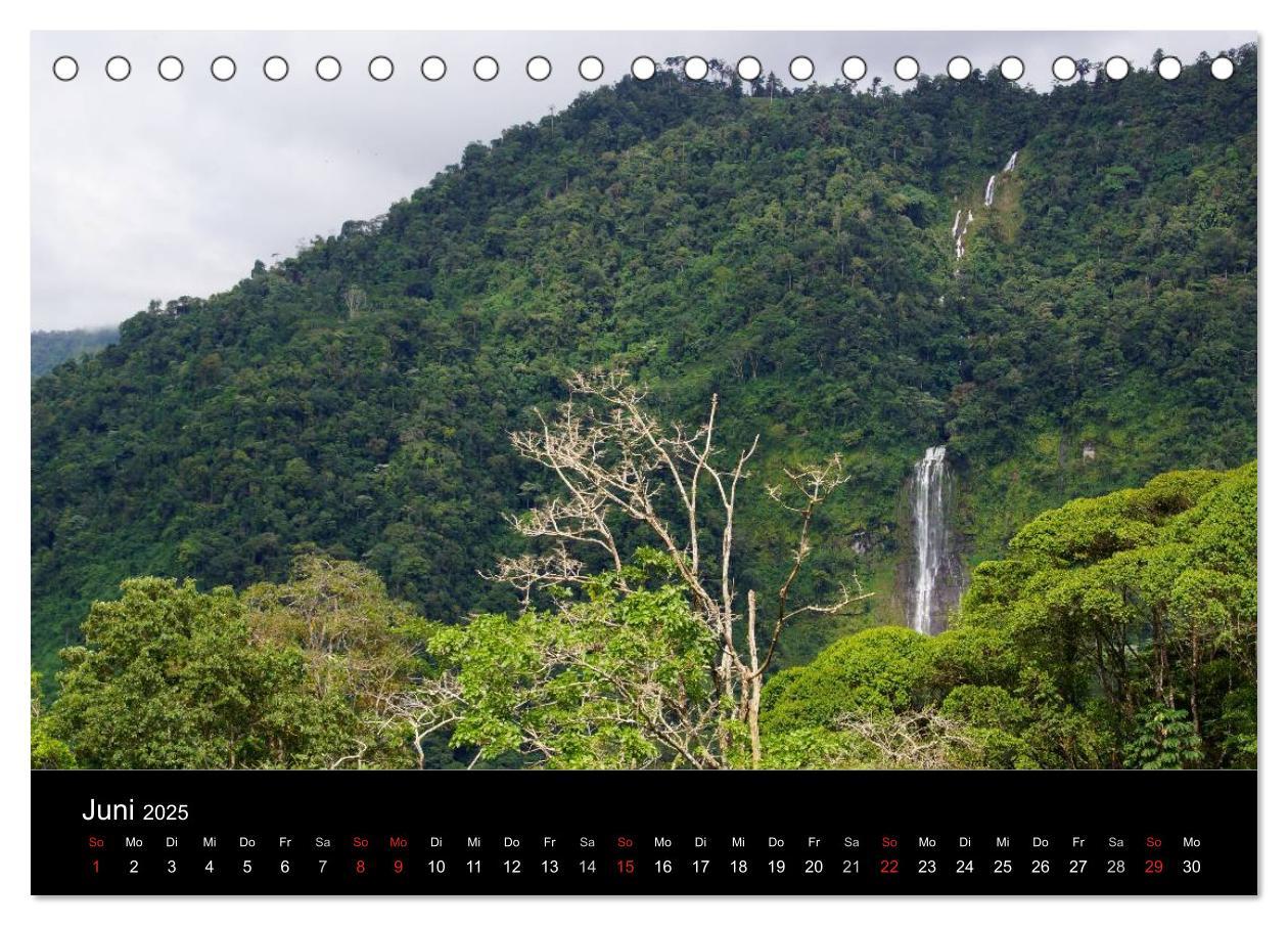 Bild: 9783435746279 | Costa Rica (Tischkalender 2025 DIN A5 quer), CALVENDO Monatskalender