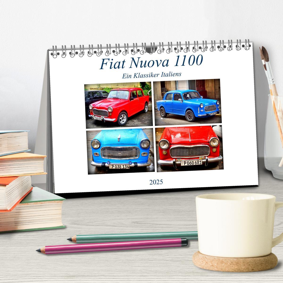 Bild: 9783435140756 | Fiat Nuova 1100 - Ein Klassiker Italiens (Tischkalender 2025 DIN A5...