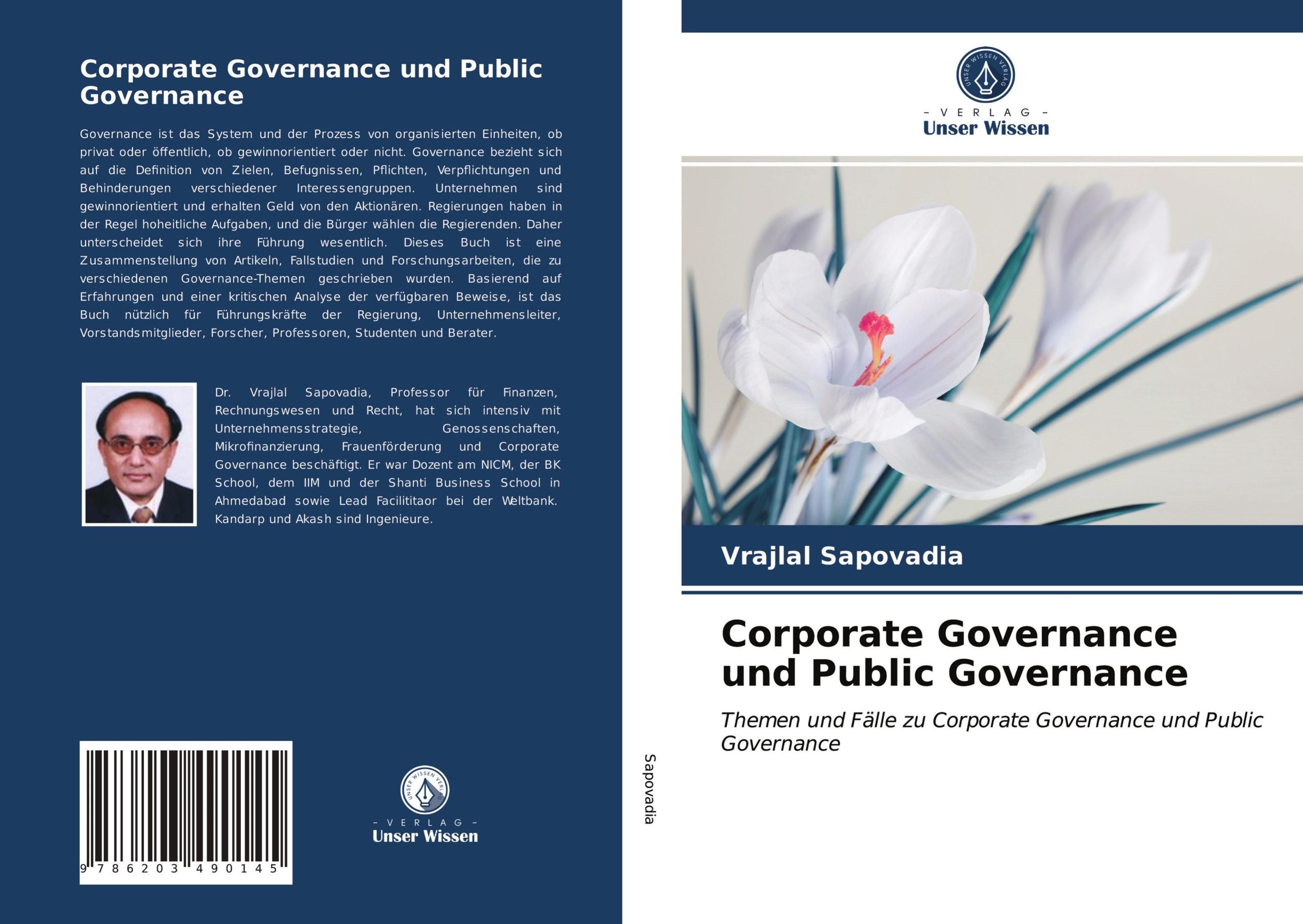 Cover: 9786203490145 | Corporate Governance und Public Governance | Vrajlal Sapovadia | Buch