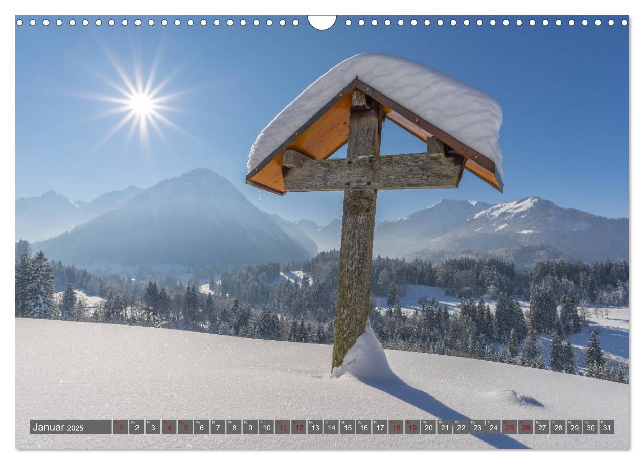 Bild: 9783435358892 | Schöne Wanderungen um Oberstdorf (Wandkalender 2025 DIN A3 quer),...