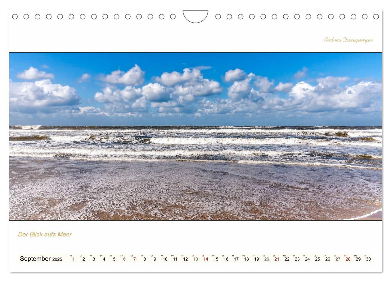 Bild: 9783435248025 | NORDERNEY PANORAMA (Wandkalender 2025 DIN A4 quer), CALVENDO...