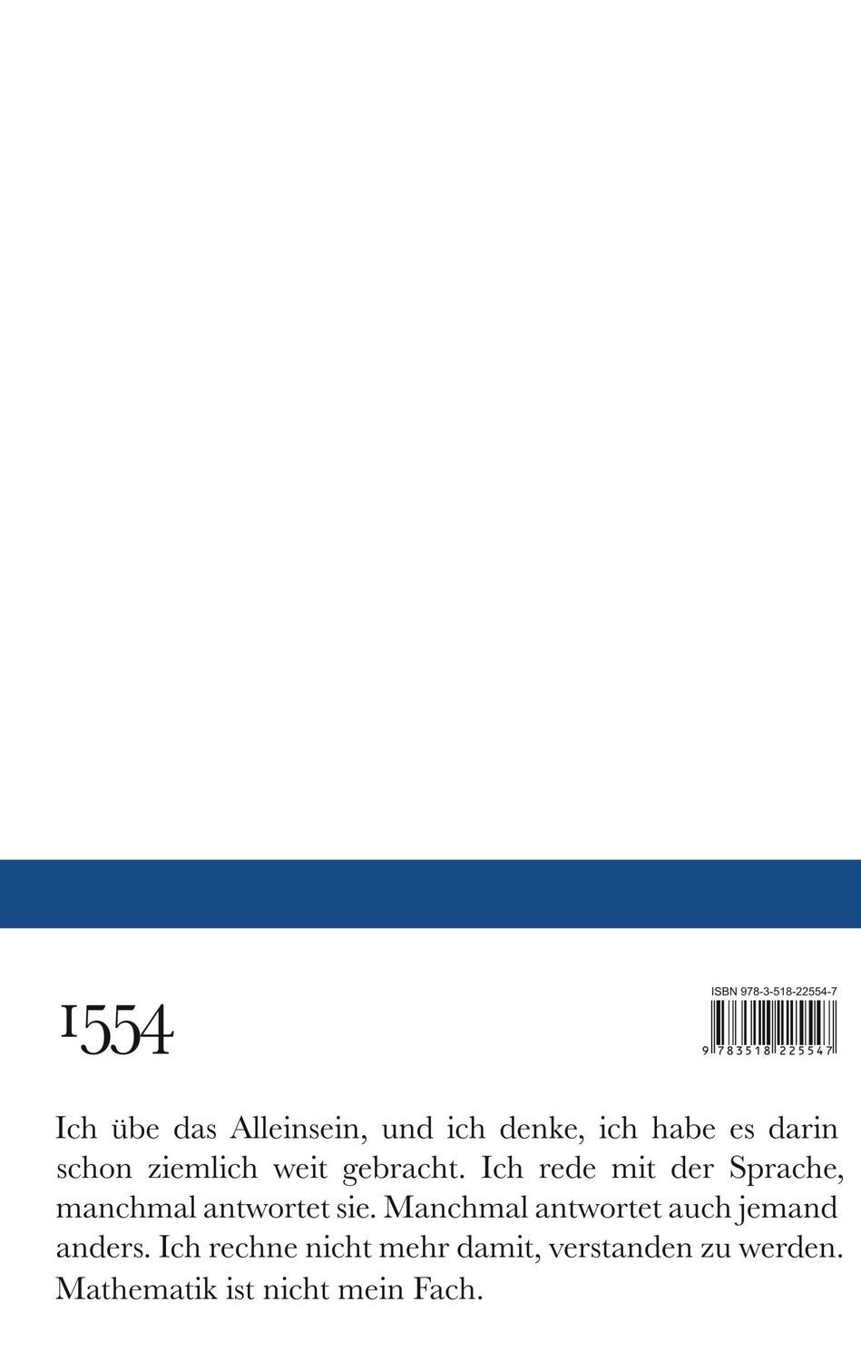 Rückseite: 9783518225547 | SCHRIFTSTELLEN | Ausgewählte Gedichte und andere Texte | Köhler | Buch