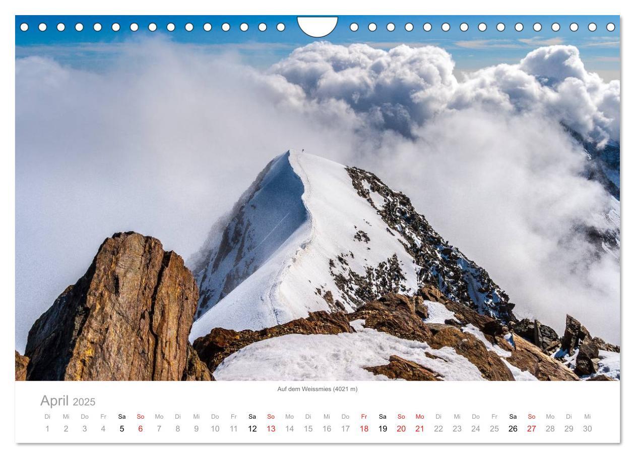 Bild: 9783435498574 | Walliser Alpen ¿ Europas »kleiner« Himalaya (Wandkalender 2025 DIN...