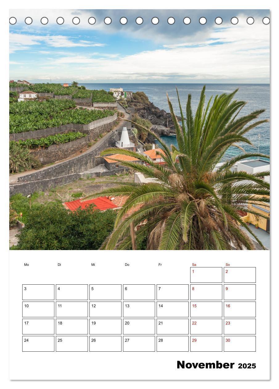 Bild: 9783435980192 | Wanderparadies La Palma (Tischkalender 2025 DIN A5 hoch), CALVENDO...