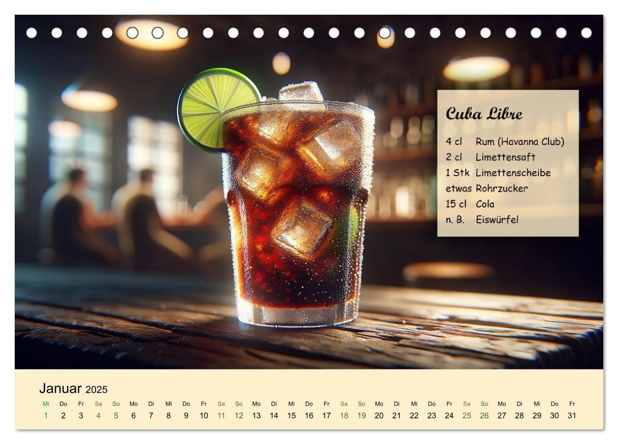 Bild: 9783383777677 | Cocktail-Klassiker (Tischkalender 2025 DIN A5 quer), CALVENDO...